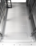 19"-Serverschrank/Netzwerkschrank RMA von TRITON - 42 HE - BxT 800x1000 mm - lichtgrau - Sichttür vorne - perf. Rücktür