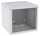 19&quot;-Wandverteiler Z-BOX von ZPAS - hochstabile 100 kg Traglast - 6 HE - 400 mm Tiefe - Glast&uuml;r - lichtgrau