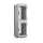 Schäfer IS-1 19"-Colocationrack - BHT 600x2000x1200mm - 2 Abteile - je 21 HE - lichtgrau