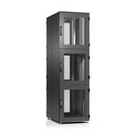 Schäfer IS-1 19"-Colocationrack - BHT 600x2000x1000mm - 3 Abteile - je 12 HE - schwarz