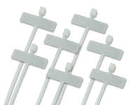 Kabelbinder mit Beschriftungsfeld (quer) - Länge 100 mm - Breite 2,5 mm