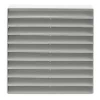 Staubfilterkassette für 120x120 mm-Lüfter - lichtgrau RAL7035