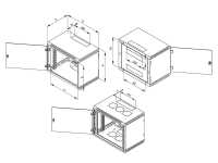 19"-Netzwerkschrank RBA AD6 von TRITON - 6 HE - 615...