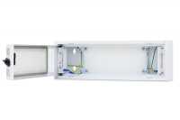 Unterputz-Datenverteiler RNA für Hausanschlüsse - HBT 166 x 500 x 110 mm - weiß