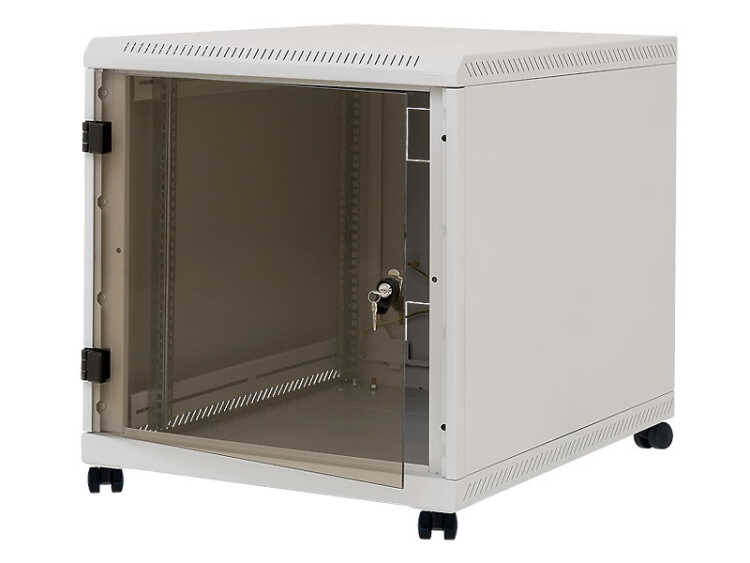 19"-Untertischschrank RCA von TRITON - 12 HE - 600 x 800 mm - lichtgrau