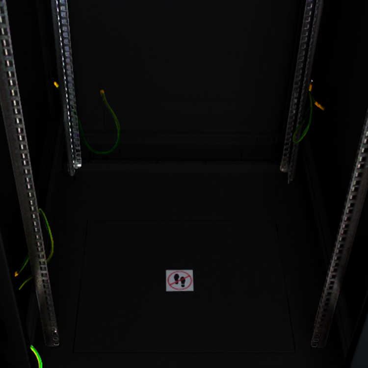 19-Serverschrank/Netzwerkschrank RMA von TRITON - 15 HE - BxT 600 x 800 mm - schwarz