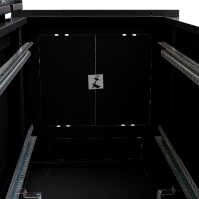 19"-Serverschrank/Netzwerkschrank RMA von TRITON - 15 HE - BxT 600 x 1000 mm - schwarz