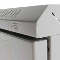 19"-Serverschrank/Netzwerkschrank RMA von TRITON - 15 HE - BxT 600 x 600 mm - lichtgrau