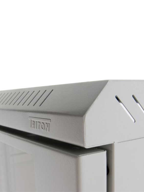 19-Serverschrank/Netzwerkschrank RMA von TRITON - 18 HE - BxT 800x900 mm - lichtgrau