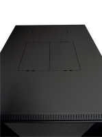 19&quot;-Serverschrank/Netzwerkschrank RMA von TRITON - 22 HE - BxT 600x800 mm - schwarz - perforierte T&uuml;ren