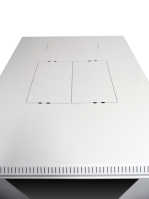 19"-Serverschrank/Netzwerkschrank RMA von TRITON - 22 HE - BxT 800x1000 mm - lichtgrau - perforierte Türen