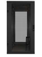 19"-Serverschrank/Netzwerkschrank RMA von TRITON - 27 HE - BxT 600x800 mm - schwarz - perforierte Türen