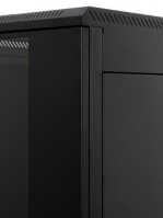 19"-Serverschrank/Netzwerkschrank RMA von TRITON - 27 HE - BxT 600x1000 mm - schwarz - perforierte Türen