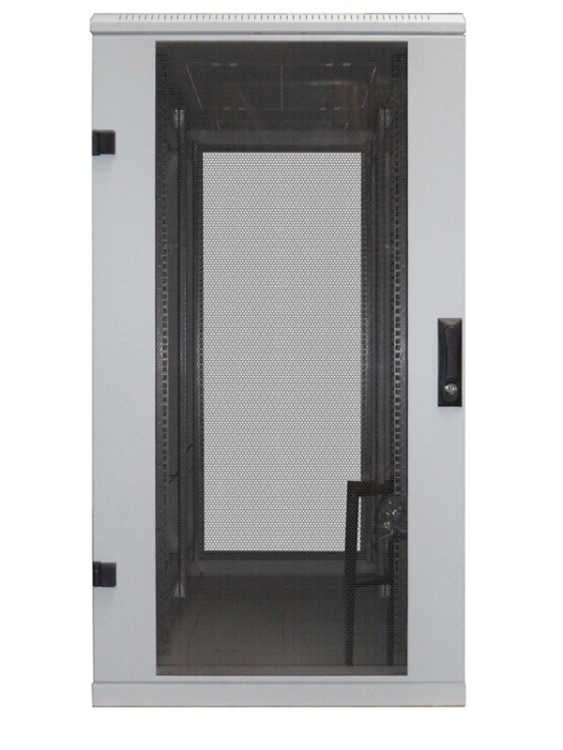 19-Serverschrank/Netzwerkschrank RMA von TRITON - 27 HE - BxT 600x800 mm - lichtgrau - perforierte Türen