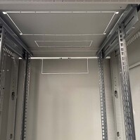 19"-Netzwerkschrank RMA von TRITON - 32 HE - BxT 800x600 mm - lichtgrau - Sichttür - RückWAND