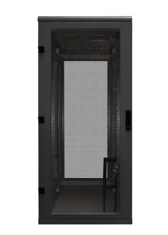 19"-Serverschrank/Netzwerkschrank RMA von TRITON - 37 HE - BxT 600x800 mm - schwarz - perforierte Türen