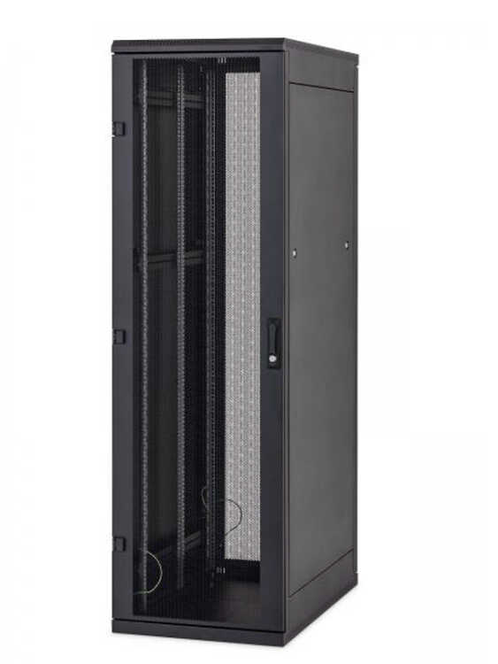 19"-Serverschrank/Netzwerkschrank RMA von TRITON - 42 HE - BxT 600x1000 mm - schwarz - perforierte Türen