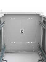 19"-Serverschrank/Netzwerkschrank RMA von TRITON - 42 HE - BxT 600x900 mm - lichtgrau - perforierte Türen