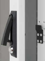 19"-Serverschrank/Netzwerkschrank RMA von TRITON - 42 HE - BxT 800x900 mm - lichtgrau - perforierte Türen