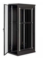 19"-Serverschrank/Netzwerkschrank RMA von TRITON - 45 HE - BxT 600x600 mm - schwarz - Sichttür - RückWAND