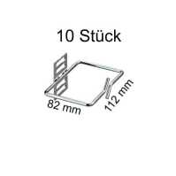 Kabelführungsbügel von SCHÄFER IT-SYSTEMS - Stahl - 82 x 112 mm - 10 Stück