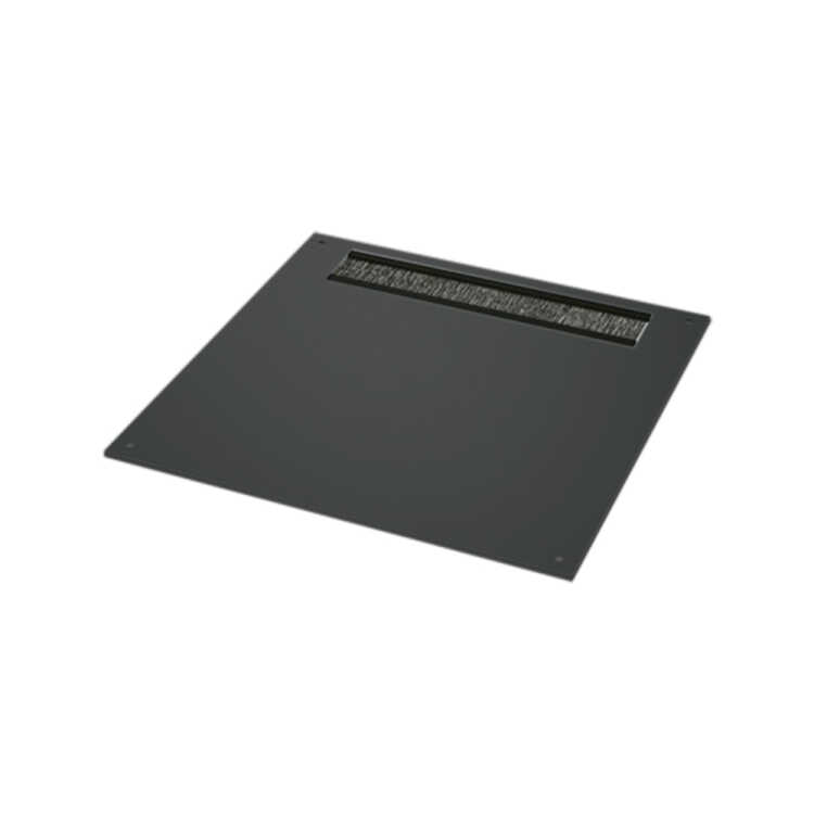 Dach für SCHÄFER IS-1 Rack - mit Kabeleinlass, vorbereitet für 6 Lüfter - B x T 700 x 1000 mm - schwarz