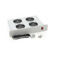 19"-Lüftereinheit - 4 Ventilatoren - 2 HE -...