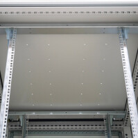 IS-1 High-End Serverrack von SCHÄFER - perforierte Türen - 43 HE - BxT 800x1000 mm - lichtgrau