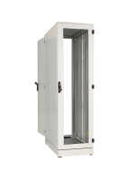 IS-1 Serverrack von SCHÄFER - Sichttür - Vollblechtür - 43 HE - Schutzgrad IP54 - 600x1000 mm - Sockel - lichtgrau