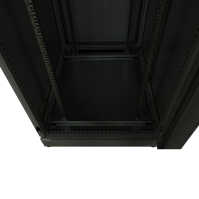 IS-1 Serverrack von SCHÄFER - Sichttür - Vollblechtür - 43 HE - Schutzgrad IP54 - 800x1000 mm - Sockel - schwarz