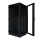 IS-1 Serverrack von SCHÄFER - Sichttür - Vollblechtür - 43 HE - Schutzgrad IP54 - 800x1000 mm - Sockel - schwarz