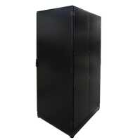 Schallgedämmter Serverschrank SCHÄFER IS-1 silenced - 43 HE - 600x1000 mm - Sichttür/Vollblechtür - Sockel - schwarz