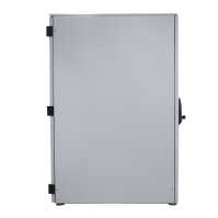 Schallgedämmter Serverschrank SCHÄFER IS-1 silenced - 25 HE - 800x800 mm - Sichttür/Vollblechtür - Sockel - grau