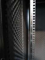 Schallgedämmter Serverschrank SCHÄFER IS-1 silenced - 43 HE - 800x800 mm - Sichttür/Vollblechtür - Sockel - schwarz