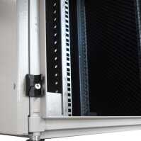 Schallgedämmter Serverschrank SCHÄFER IS-1 silenced - 43 HE - 800x1000 mm - Sichttür/Vollblechtür - Sockel - grau