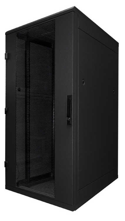 19&quot;-Serverschrank/Netzwerkschrank RZA von TRITON - 37 HE - BxT 800x1000 mm - perforierte T&uuml;ren - zerlegbar - schwarz