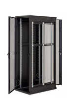 19"-Serverschrank/Netzwerkschrank RZA von TRITON - 37 HE - BxT 800x1000 mm - perforierte Türen - zerlegbar - schwarz