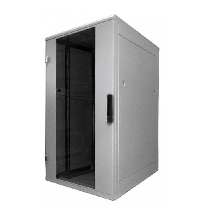 19"-Serverschrank/Netzwerkschrank RZA von TRITON - 32 HE - BxT 800x1000 mm - Front-Sichttür - Blechrückwand - zerlegbar - lichtgrau