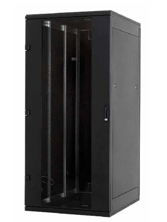 19&quot;-Serverschrank/Netzwerkschrank RZA von TRITON - 42 HE - BxT 800x1000 mm - perforierte T&uuml;ren - schwarz - zerlegbar