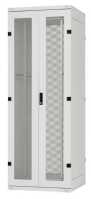 19"-Serverschrank/Netzwerkschrank RZA von TRITON - 45 HE - BxT 800x1000 mm - perforierte Fronttür - Rückwand – lichtgrau – zerlegbar
