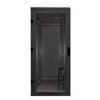 19"-Serverschrank/Netzwerkschrank RZA von TRITON - 37 HE - BxT 600x900 mm - Front-Sichttür - Blechrückwand - zerlegbar - schwarz