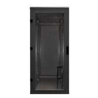 19"-Serverschrank/Netzwerkschrank RZA von TRITON - 37 HE - BxT 600x900 mm - Front-Sichttür - RückWAND - zerlegbar - schwarz