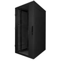 19"-Serverschrank/Netzwerkschrank RZA von TRITON - 37 HE - BxT 600x900 mm - Front-Sichttür - RückWAND - zerlegbar - schwarz