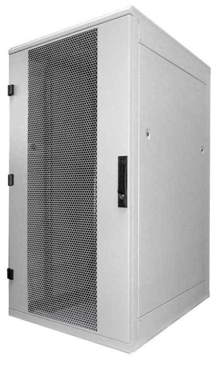 19"-Serverschrank/Netzwerkschrank RZA von TRITON - 37 HE - BxT 800x1000 mm - perforierte Türen - zerlegbar - lichtgrau