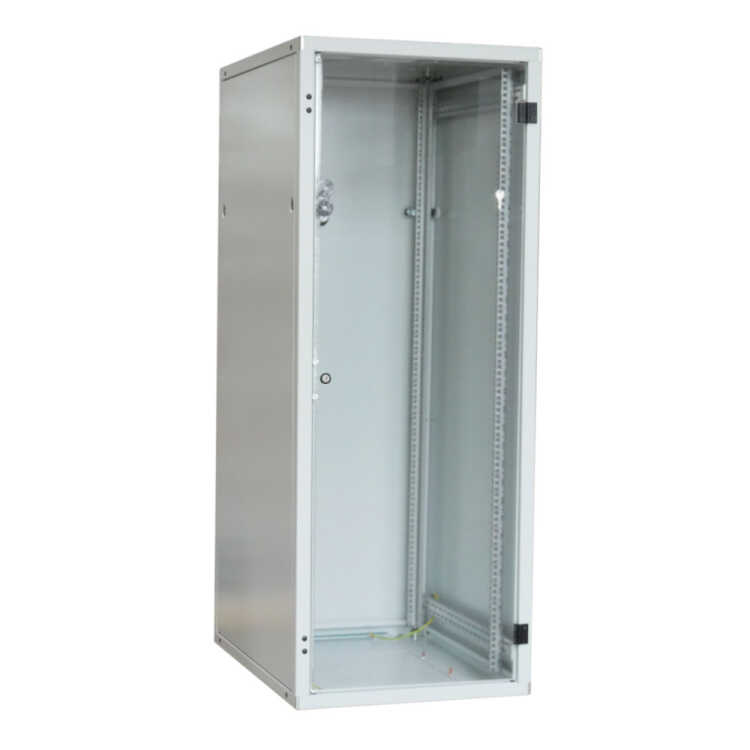 19"-Netzwerkschrank SZB IT - 33 HE - 600 x 600mm - Glastür - lichtgrau