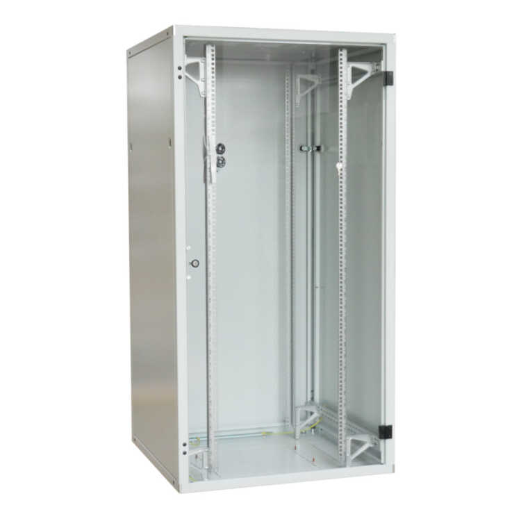 19"-Netzwerkschrank SZB IT - 33 HE - 800 x 600mm - Glastür - lichtgrau