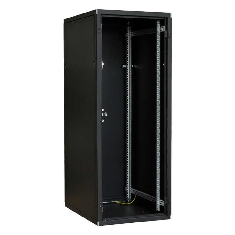 19"-Netzwerkschrank SZB IT - 33 HE - 800 x 800mm - Glastür - schwarz