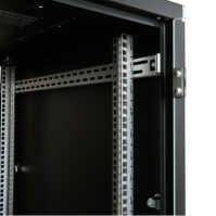 19"-Netzwerkschrank SZB IT - 33 HE - 800 x 800mm - Glastür - schwarz