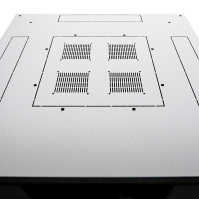 19"-Serverschrank SZB IT - 45 HE - 800 x 1200 mm - perforierte Türen - lichtgrau