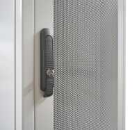19"-Serverschrank SZB IT - 45 HE - 600 x 1200 mm - perforierte Türen - lichtgrau